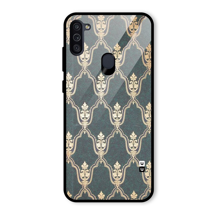 Ultra Beauty Pattern Glass Back Case for Galaxy M11