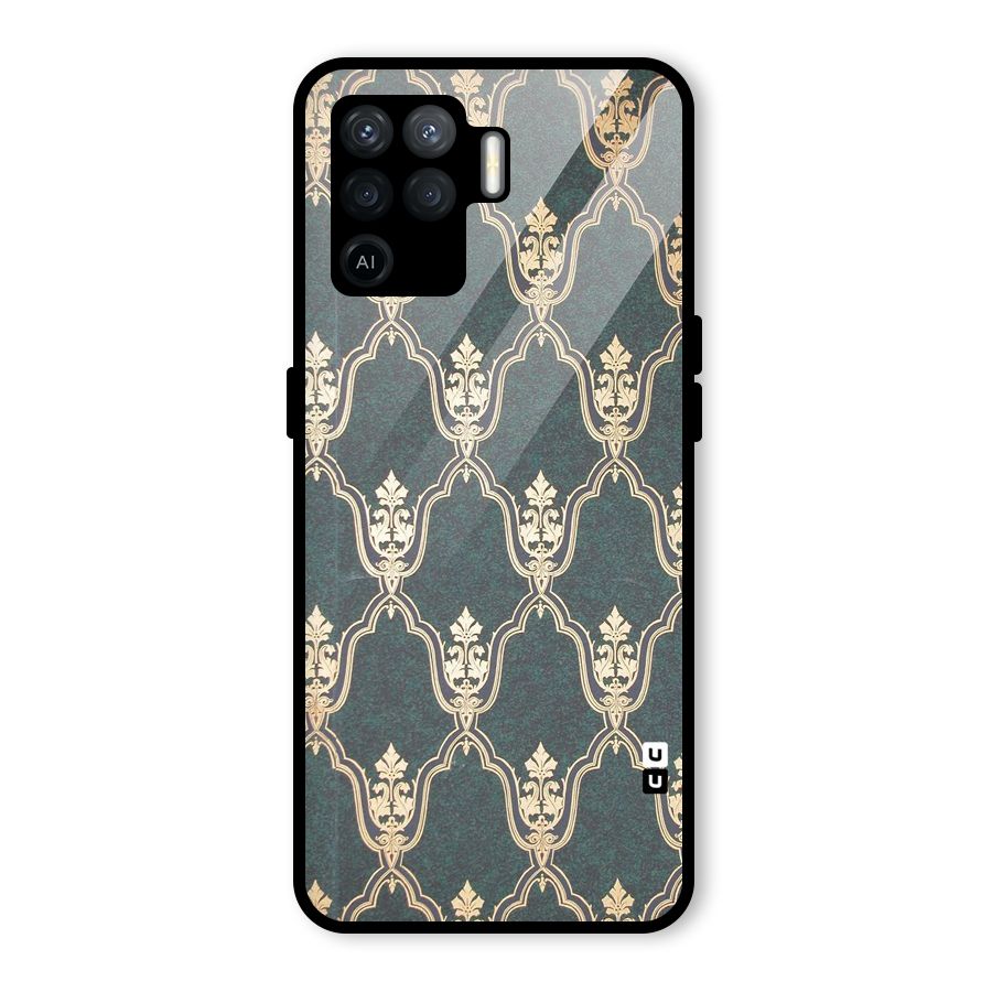 Ultra Beauty Pattern Glass Back Case for Oppo F19 Pro