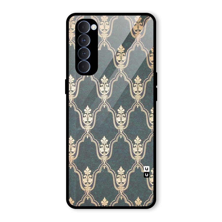 Ultra Beauty Pattern Glass Back Case for Oppo Reno4 Pro