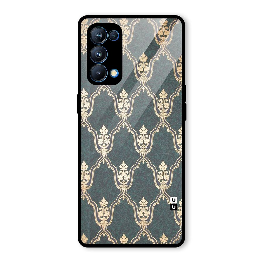 Ultra Beauty Pattern Glass Back Case for Oppo Reno5 Pro 5G