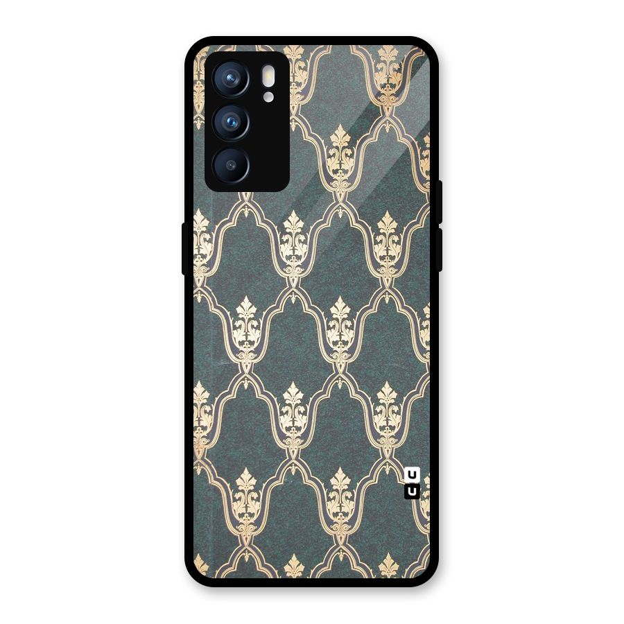 Ultra Beauty Pattern Glass Back Case for Oppo Reno6 5G