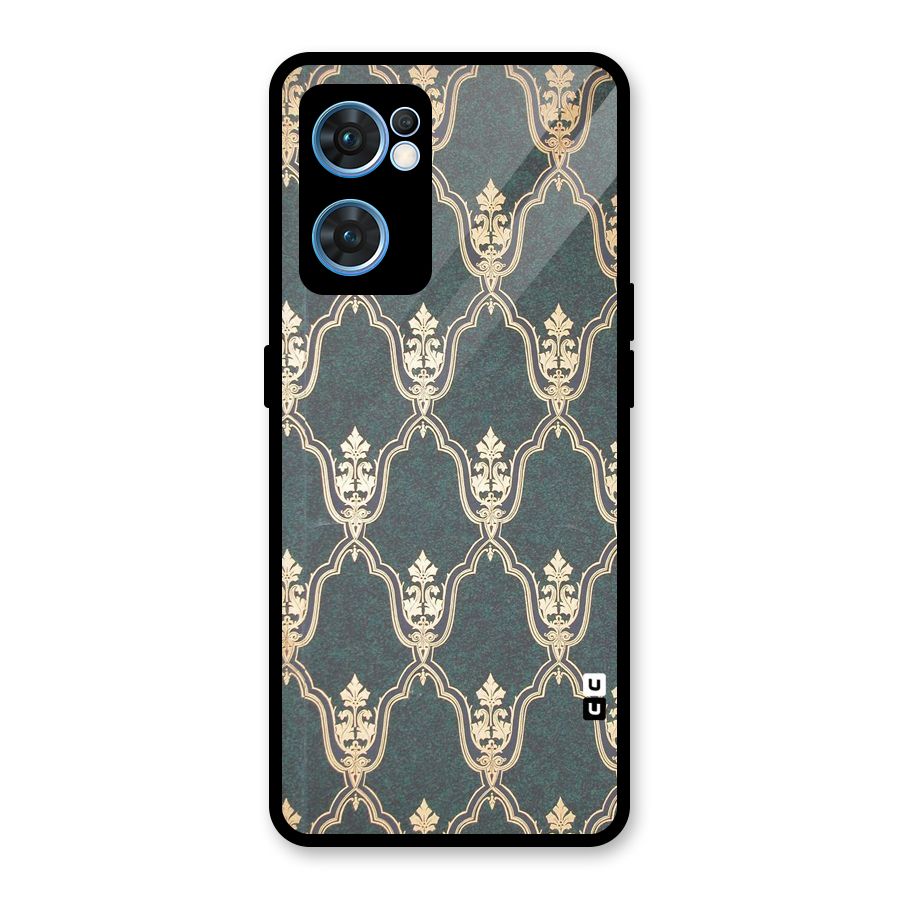 Ultra Beauty Pattern Glass Back Case for Oppo Reno7 5G