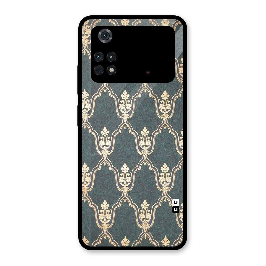 Ultra Beauty Pattern Glass Back Case for Poco M4 Pro 4G