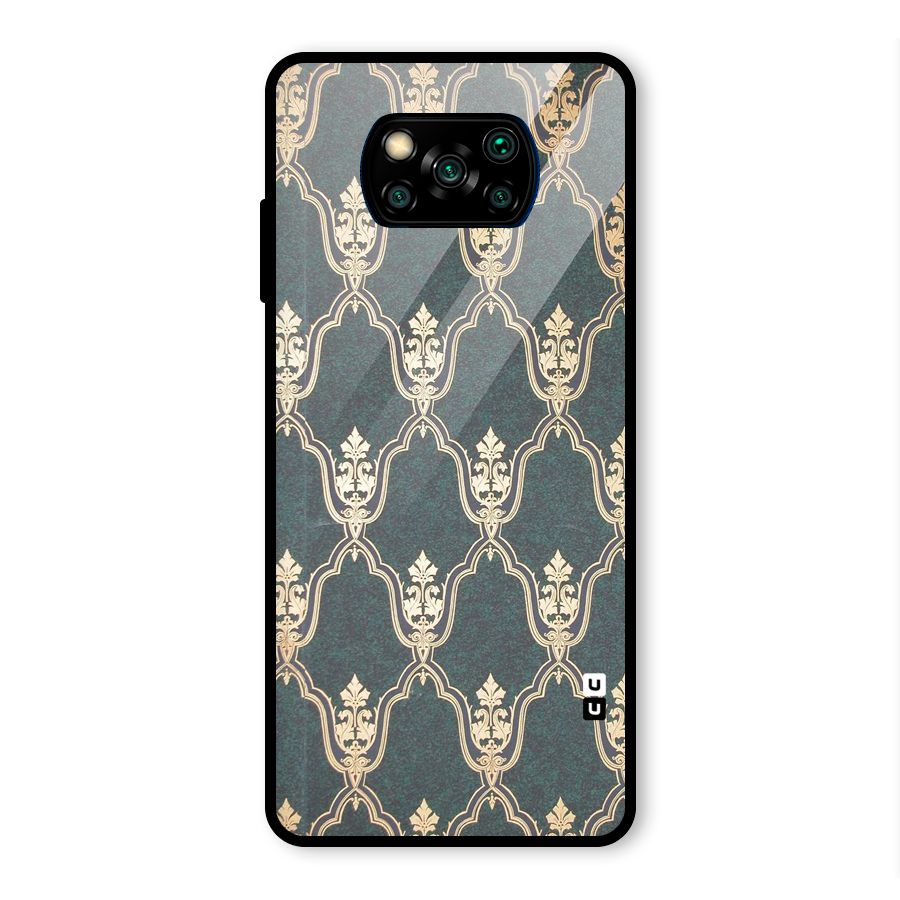 Ultra Beauty Pattern Glass Back Case for Poco X3 Pro