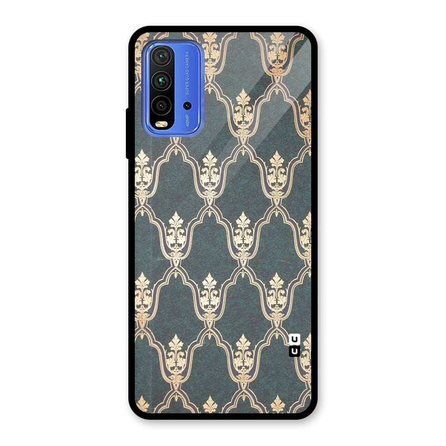 Ultra Beauty Pattern Glass Back Case for Redmi 9 Power
