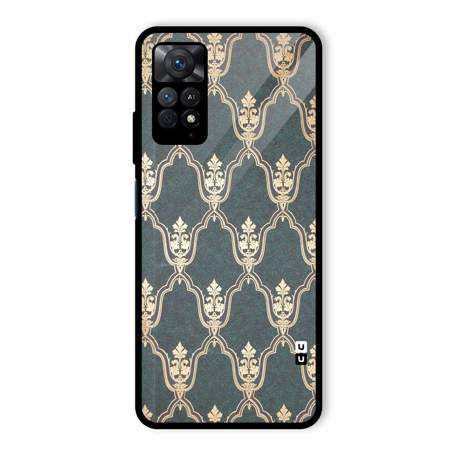 Ultra Beauty Pattern Glass Back Case for Redmi Note 11 Pro