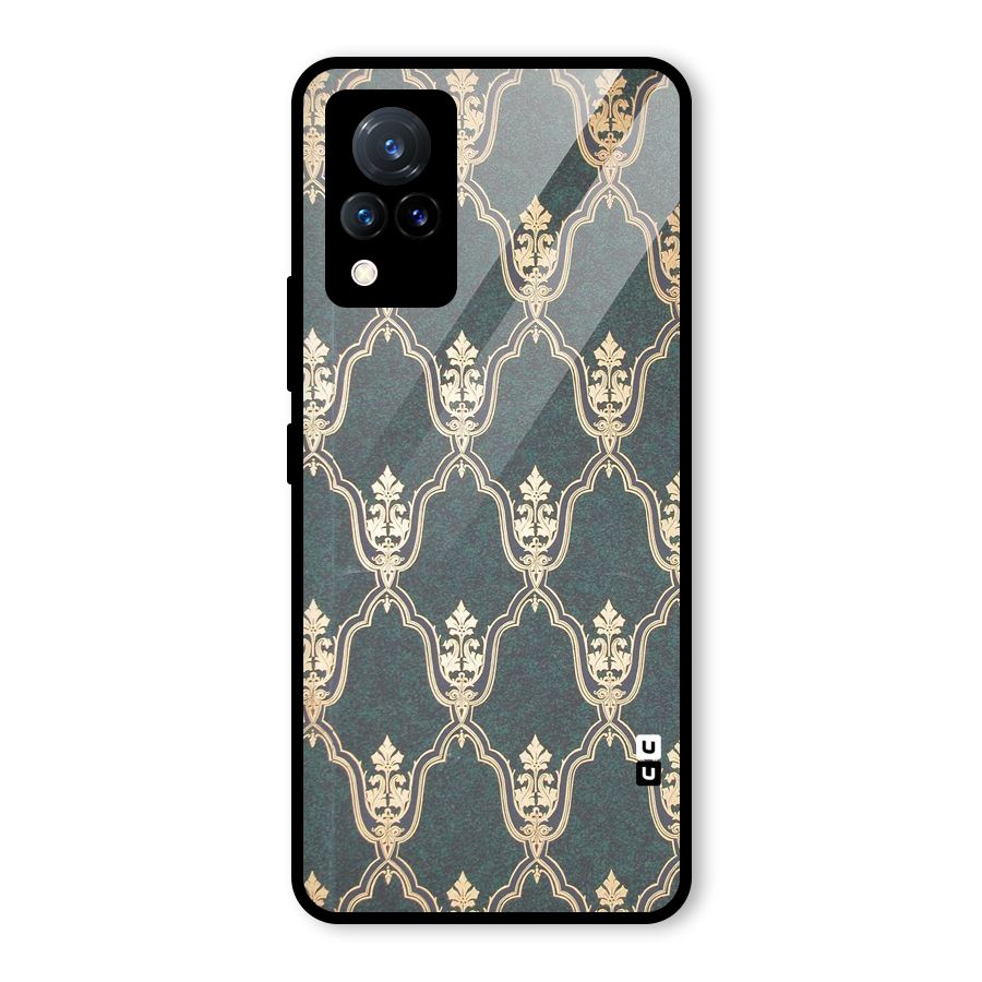 Ultra Beauty Pattern Glass Back Case for Vivo V21 5G