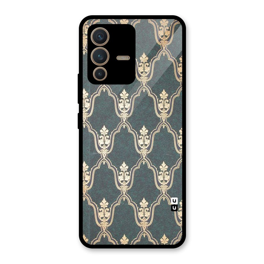 Ultra Beauty Pattern Glass Back Case for Vivo V23 5G