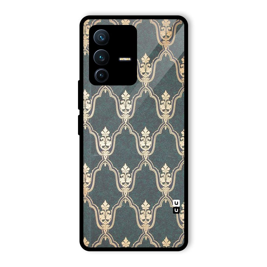 Ultra Beauty Pattern Glass Back Case for Vivo V23 Pro