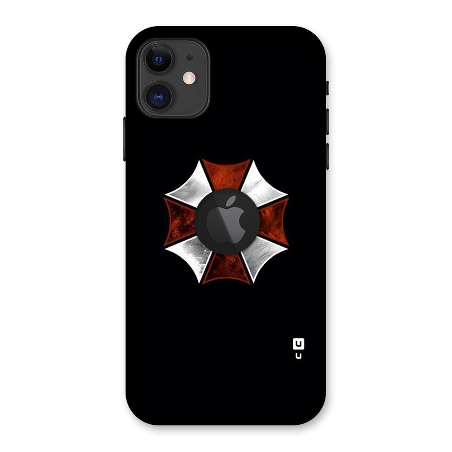 Umbrella Design Back Case for iPhone 11 Logo Cut