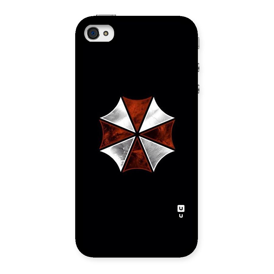 Umbrella Design Back Case for iPhone 4 4s