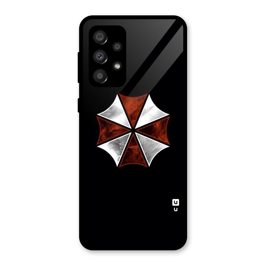Umbrella Design Glass Back Case for Galaxy A32
