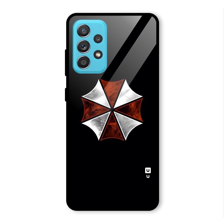 Umbrella Design Glass Back Case for Galaxy A52