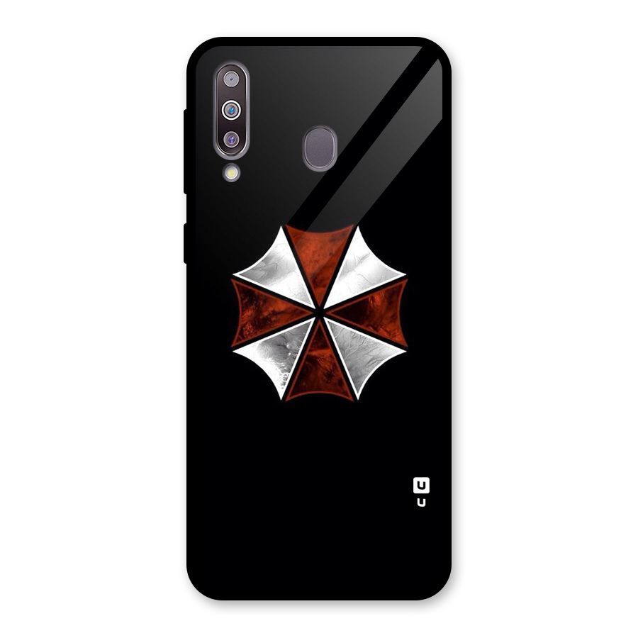 Umbrella Design Glass Back Case for Galaxy M30