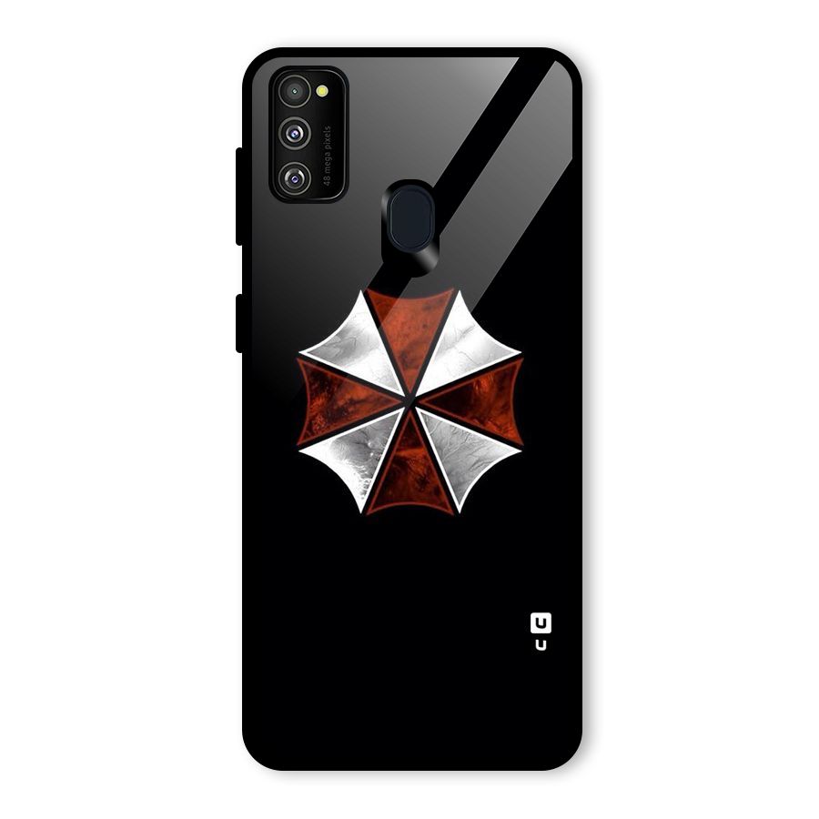 Umbrella Design Glass Back Case for Galaxy M30s