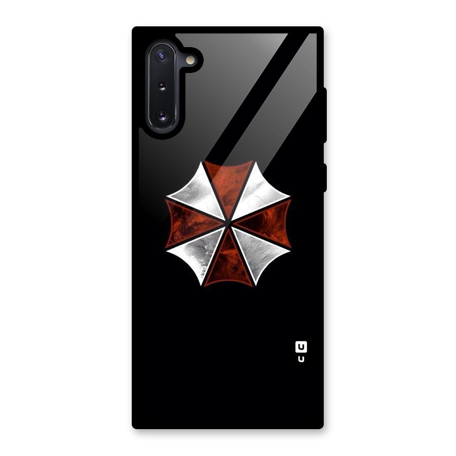 Umbrella Design Glass Back Case for Galaxy Note 10