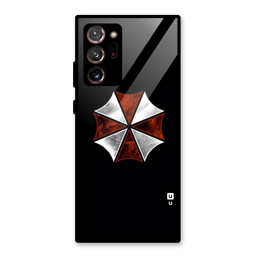 Umbrella Design Glass Back Case for Galaxy Note 20 Ultra
