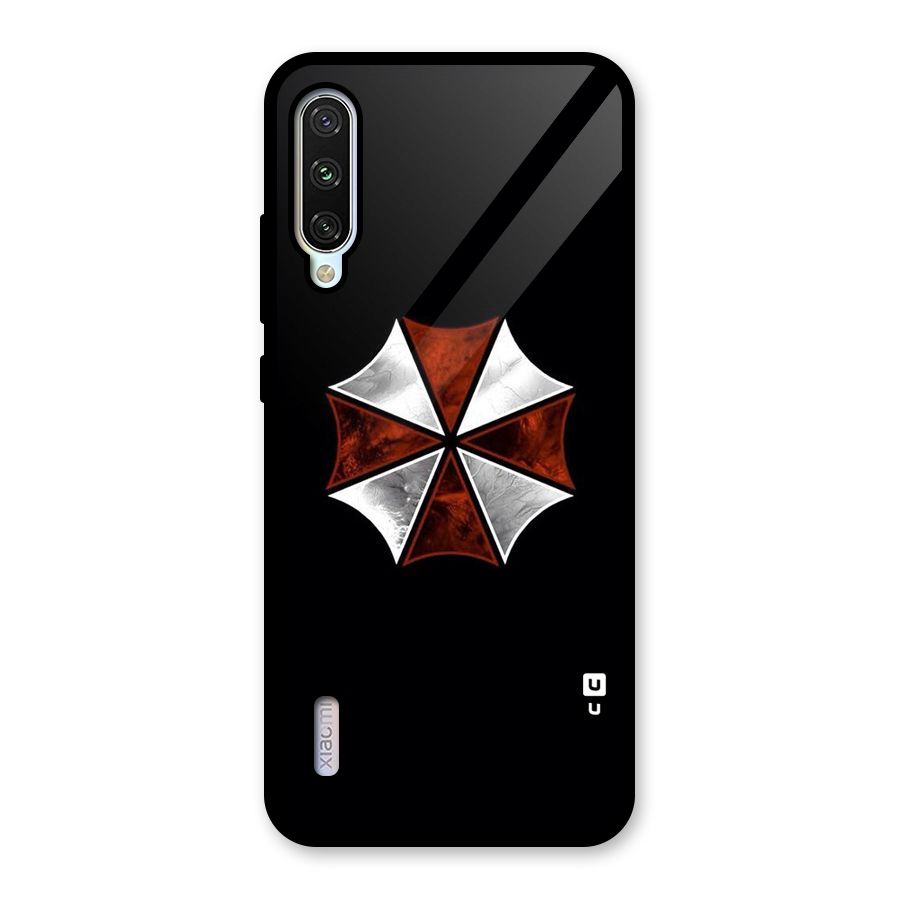 Umbrella Design Glass Back Case for Mi A3