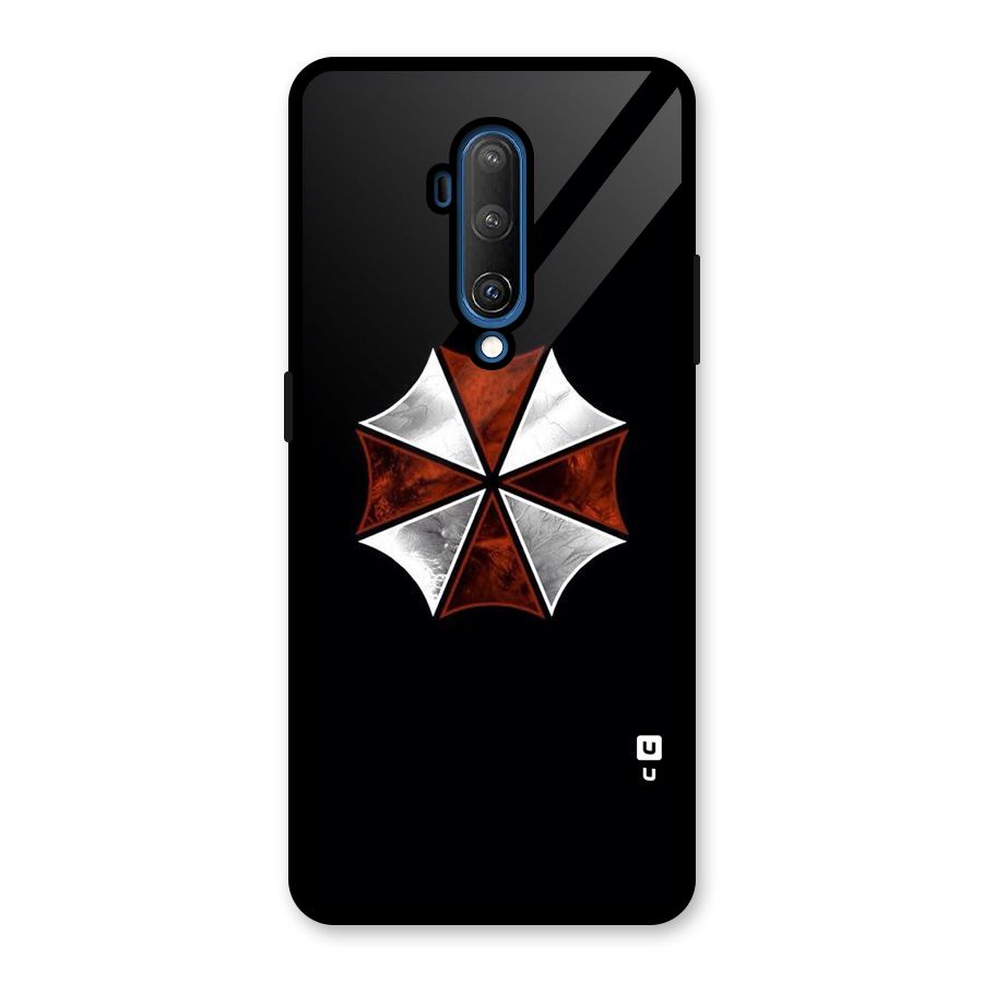 Umbrella Design Glass Back Case for OnePlus 7T Pro