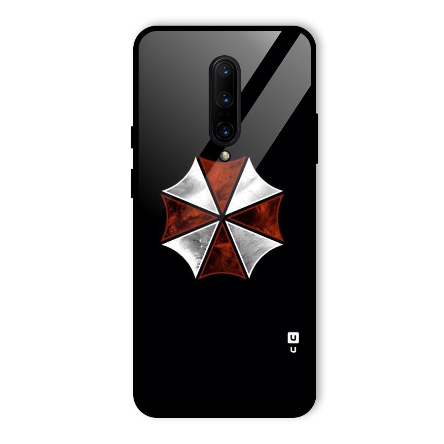 Umbrella Design Glass Back Case for OnePlus 7 Pro