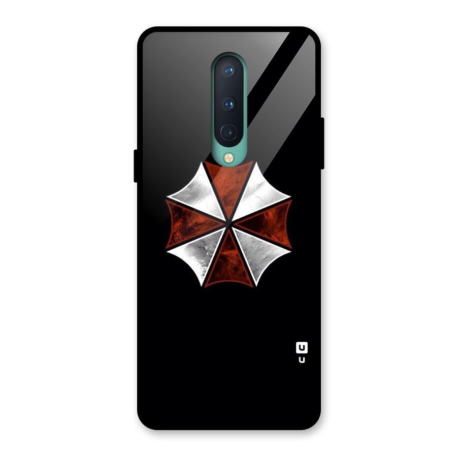 Umbrella Design Glass Back Case for OnePlus 8