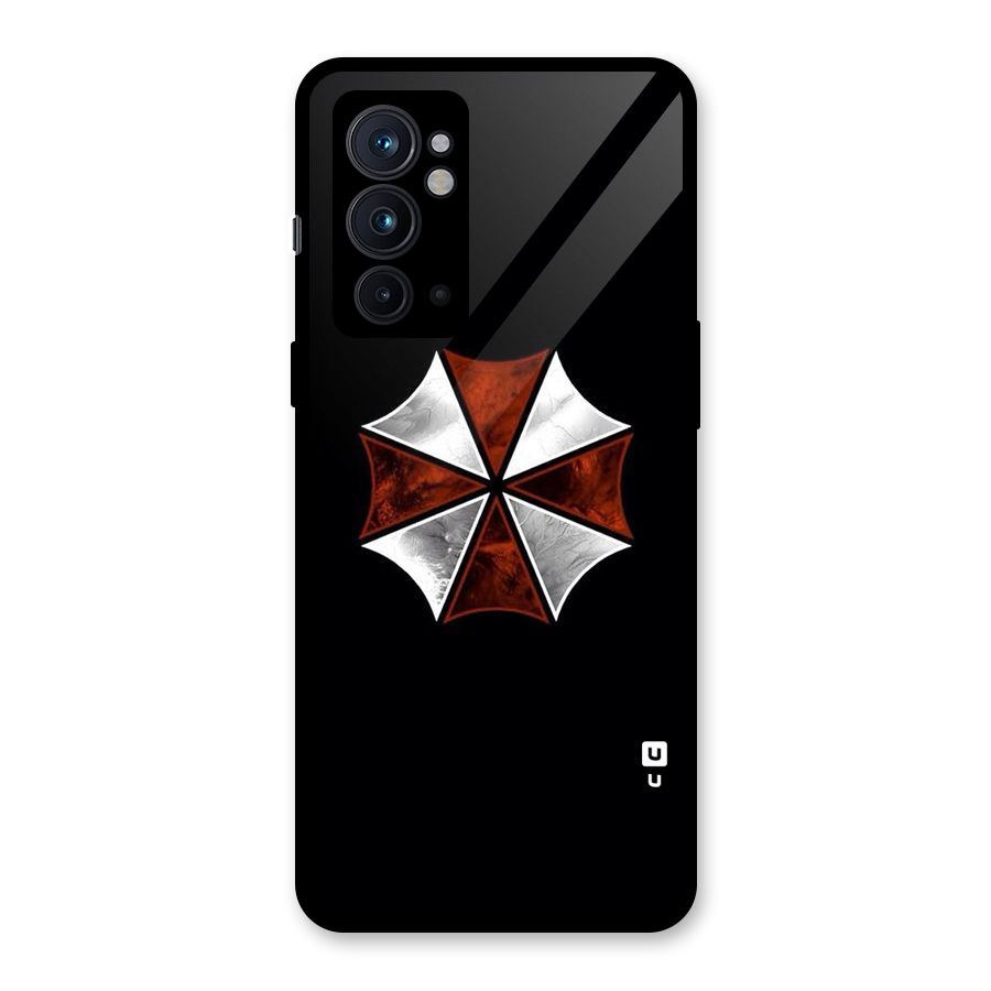 Umbrella Design Glass Back Case for OnePlus 9RT 5G