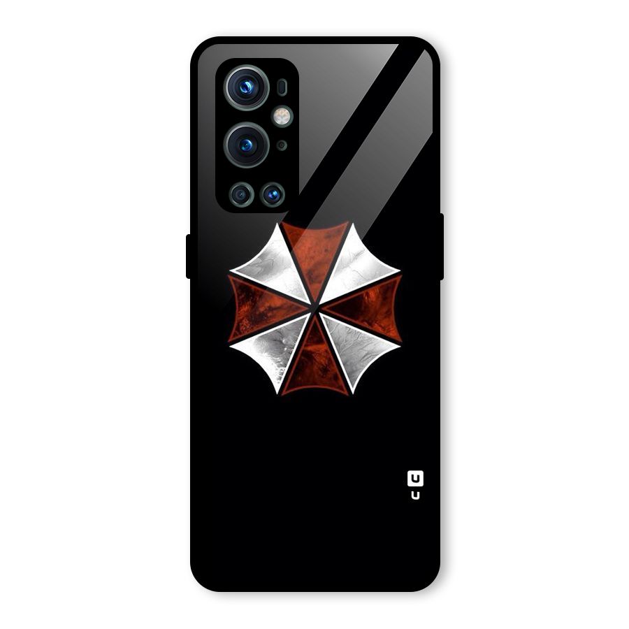 Umbrella Design Glass Back Case for OnePlus 9 Pro