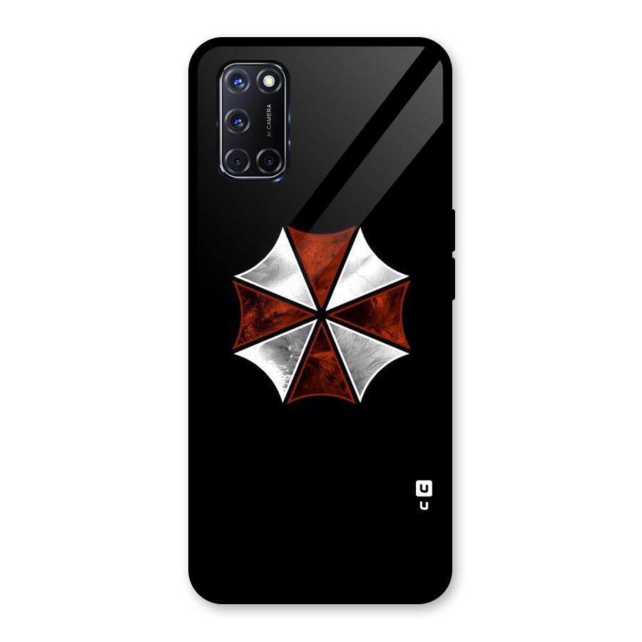Umbrella Design Glass Back Case for Oppo A52