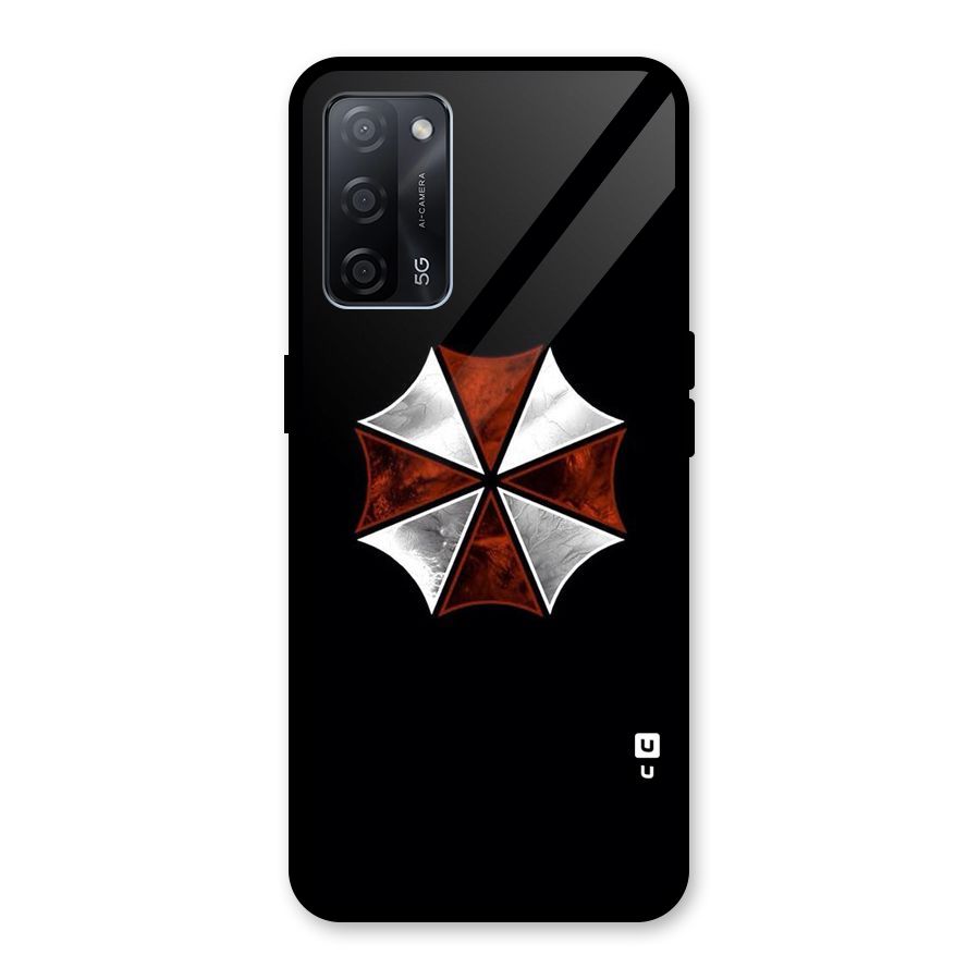 Umbrella Design Glass Back Case for Oppo A53s 5G