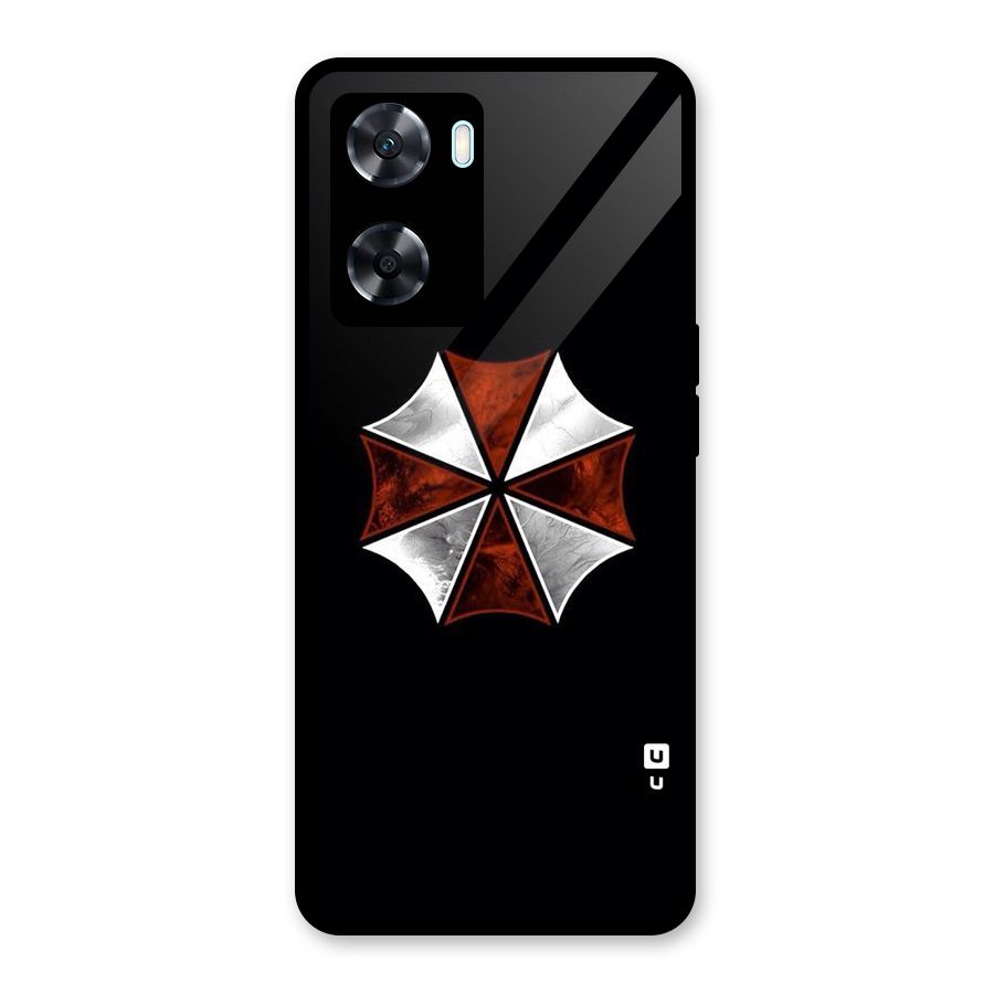 Umbrella Design Glass Back Case for Oppo A77