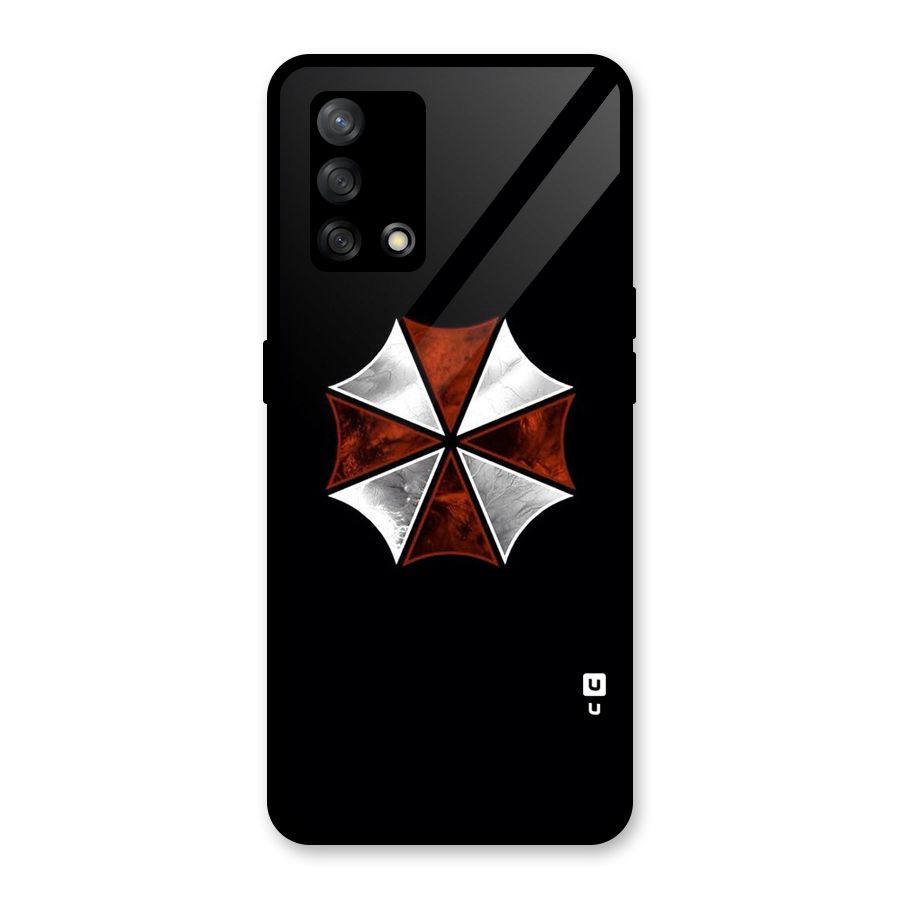 Umbrella Design Glass Back Case for Oppo F19