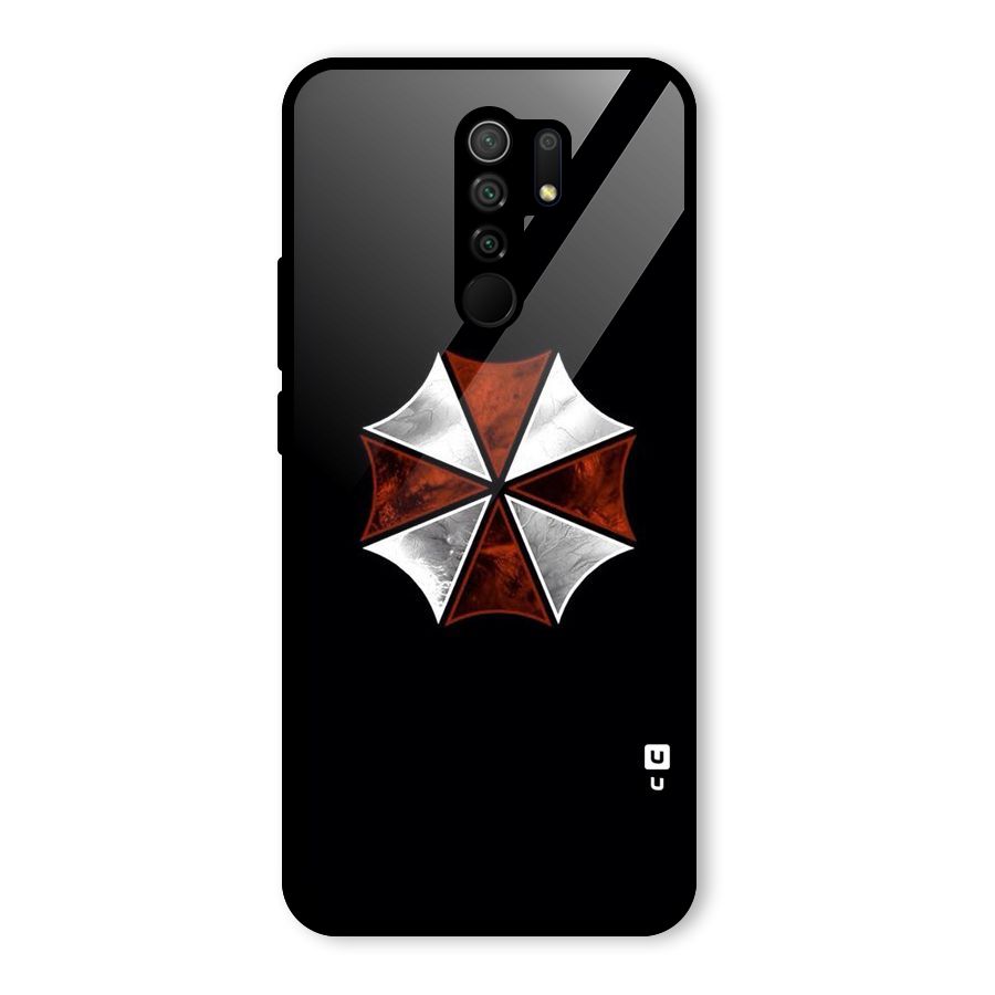 Umbrella Design Glass Back Case for Poco M2