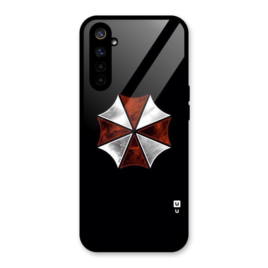 Umbrella Design Glass Back Case for Realme 6