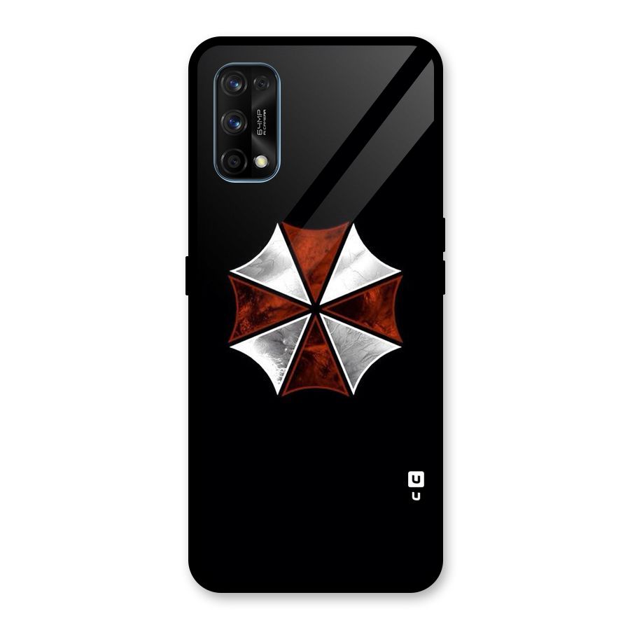 Umbrella Design Glass Back Case for Realme 7 Pro