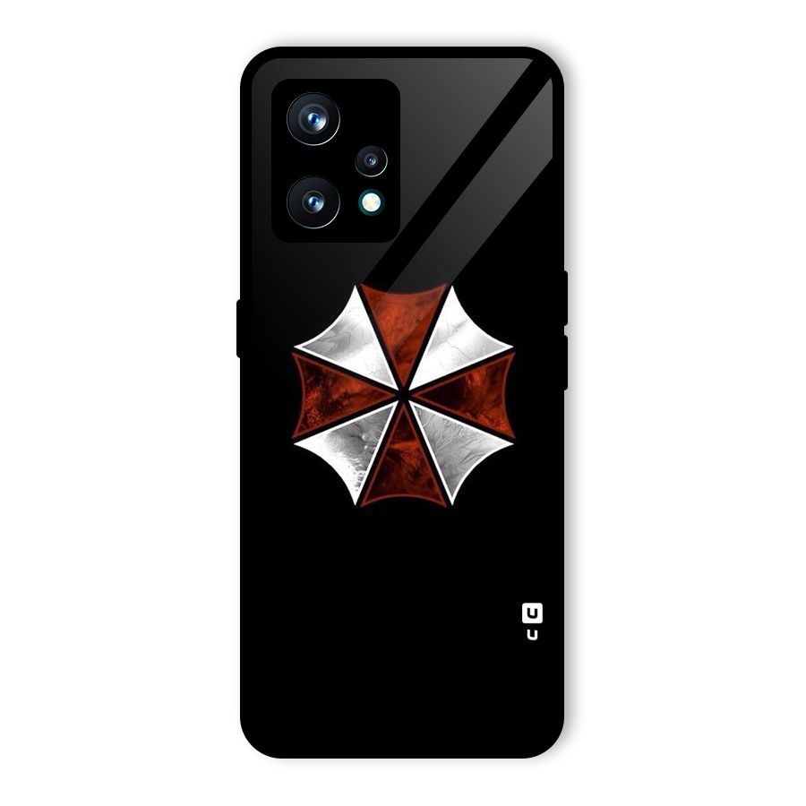 Umbrella Design Glass Back Case for Realme 9 Pro Plus 5G