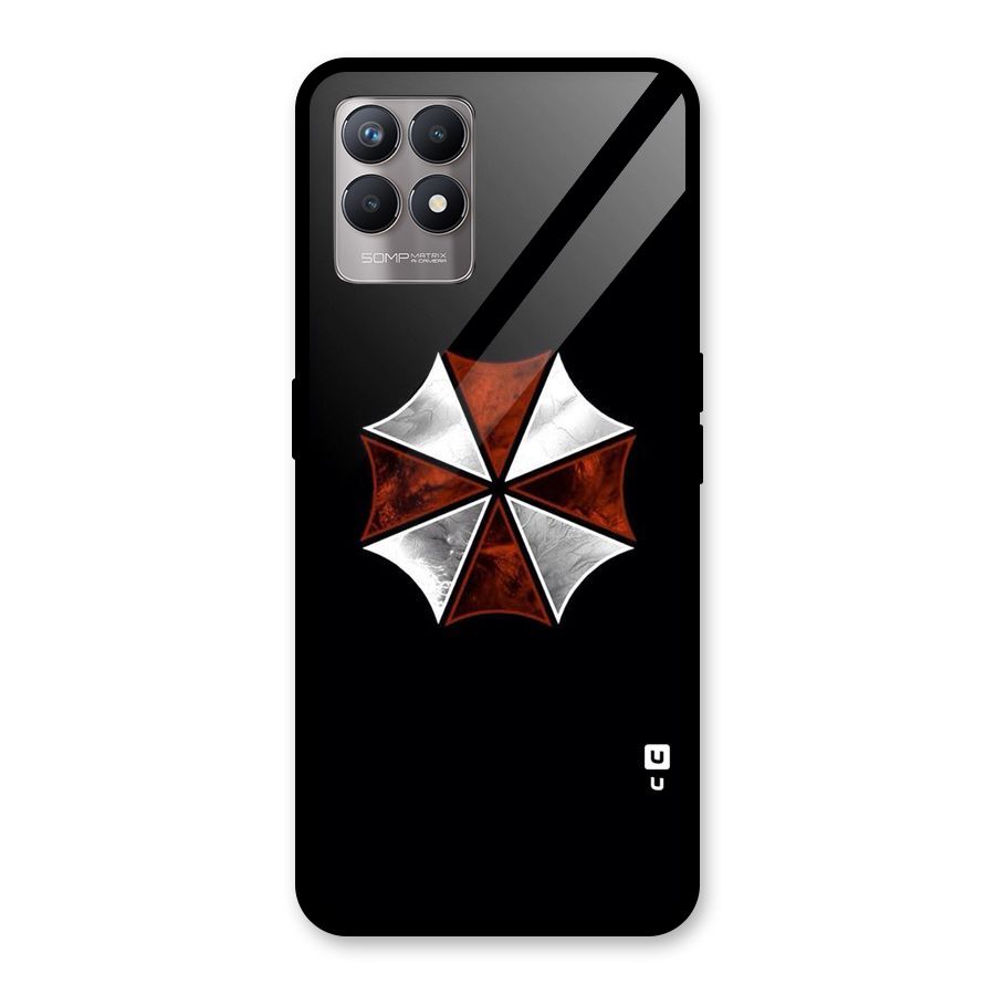 Umbrella Design Glass Back Case for Realme Narzo 50