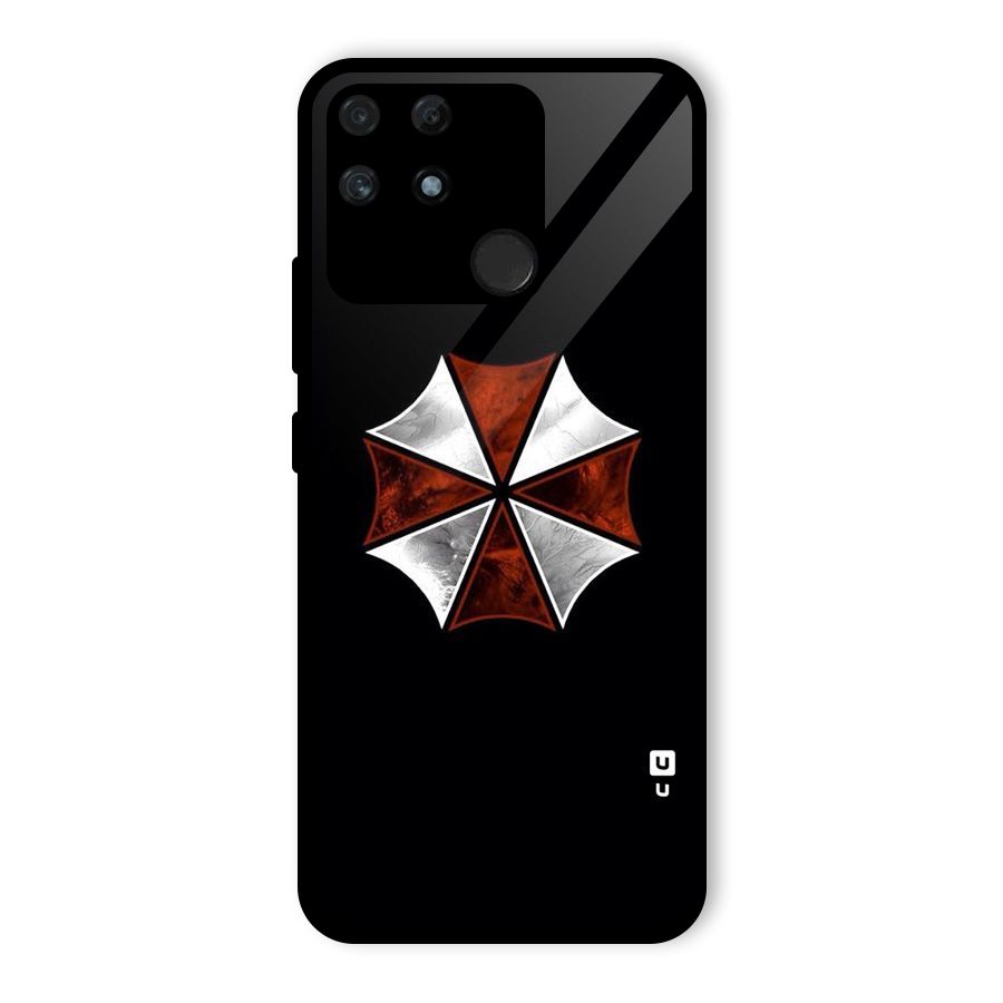 Umbrella Design Glass Back Case for Realme Narzo 50A