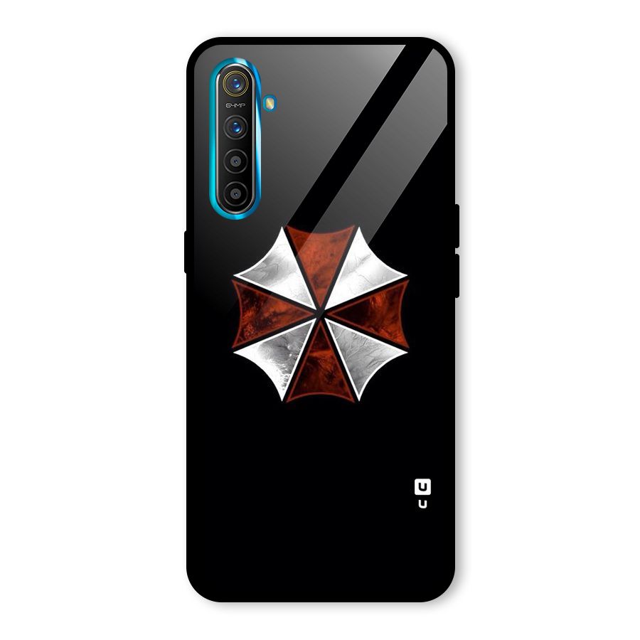 Umbrella Design Glass Back Case for Realme X2