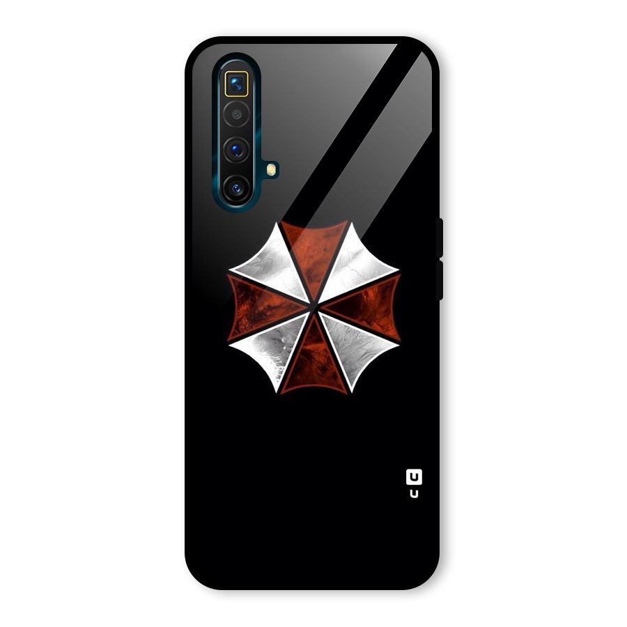 Umbrella Design Glass Back Case for Realme X3