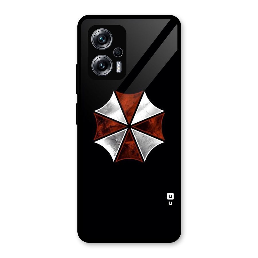 Umbrella Design Glass Back Case for Redmi K50i