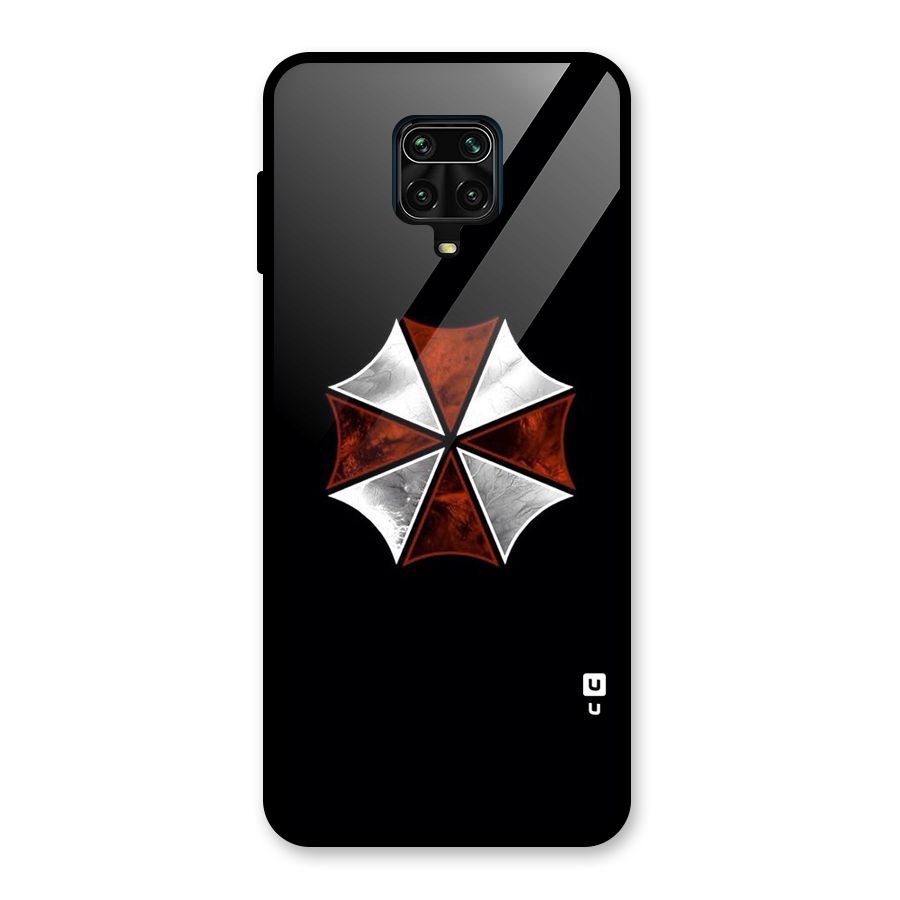 Umbrella Design Glass Back Case for Redmi Note 10 Lite