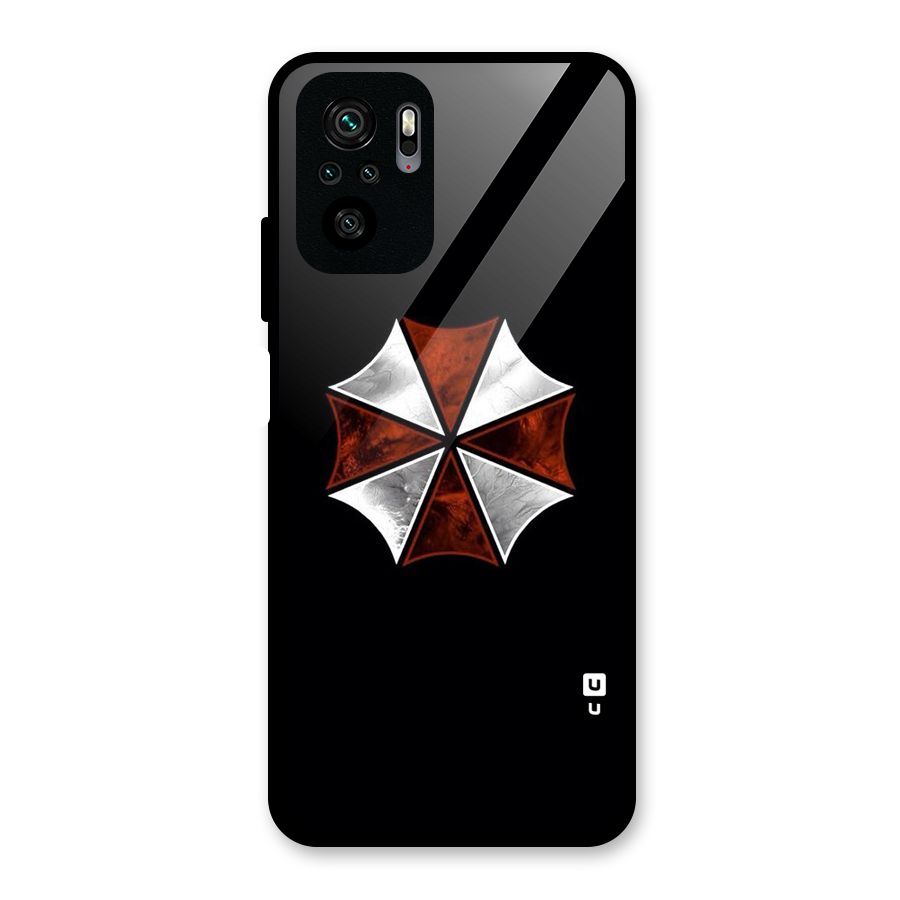 Umbrella Design Glass Back Case for Redmi Note 11 SE
