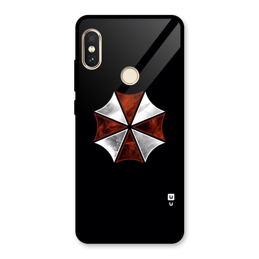 Umbrella Design Glass Back Case for Redmi Note 5 Pro