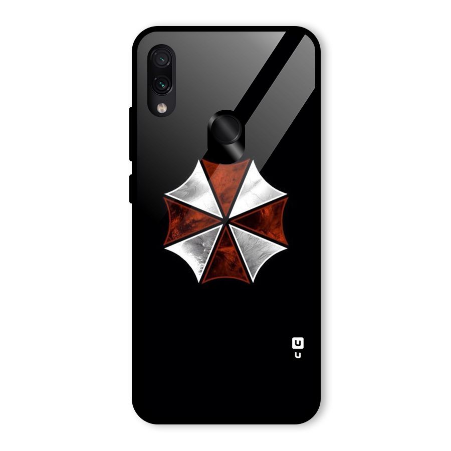 Umbrella Design Glass Back Case for Redmi Note 7 Pro