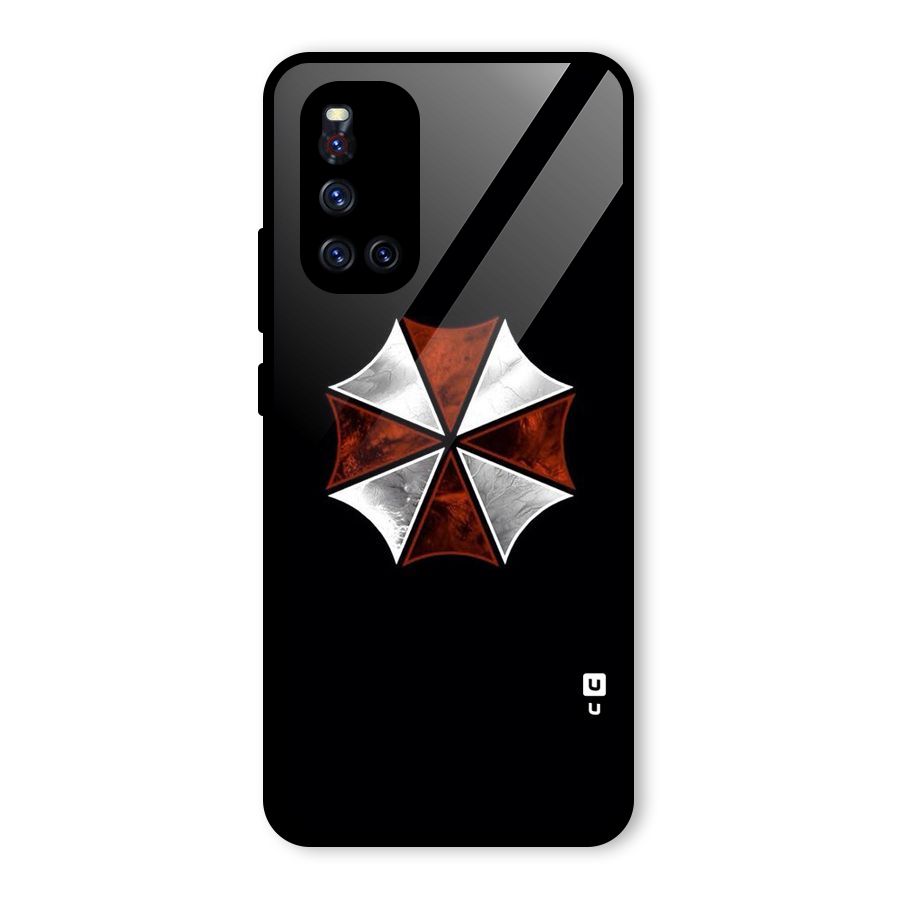 Umbrella Design Glass Back Case for Vivo V19