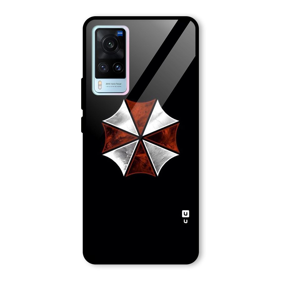 Umbrella Design Glass Back Case for Vivo X60