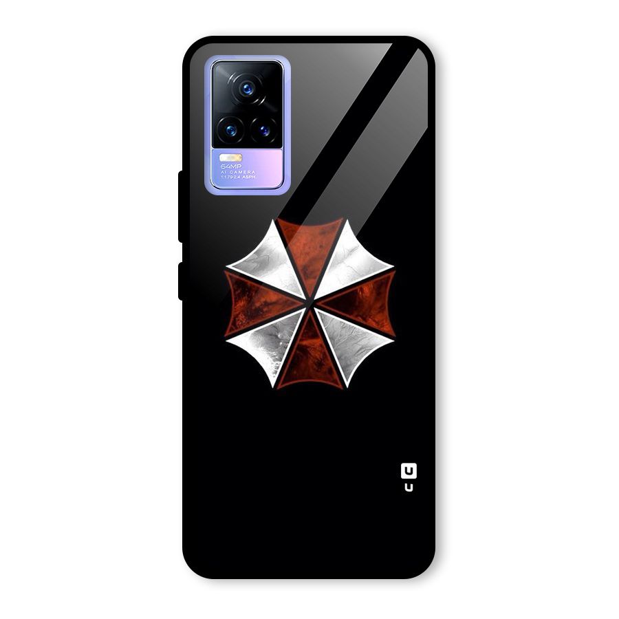 Umbrella Design Glass Back Case for Vivo Y73