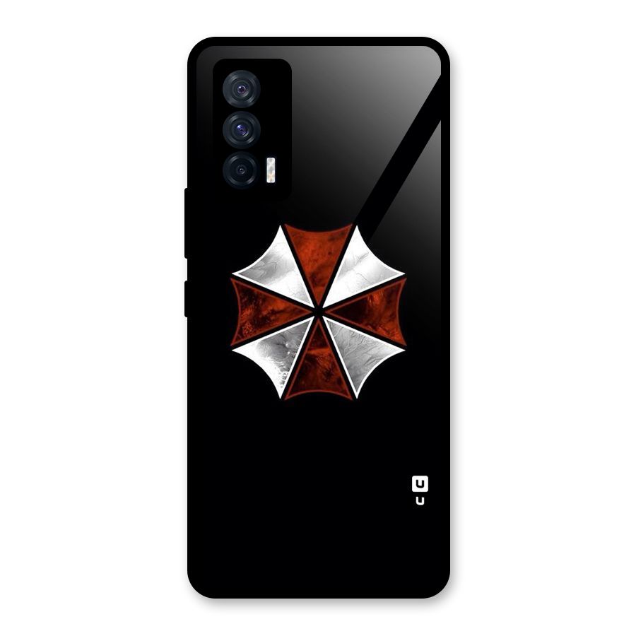Umbrella Design Glass Back Case for Vivo iQOO 7 5G