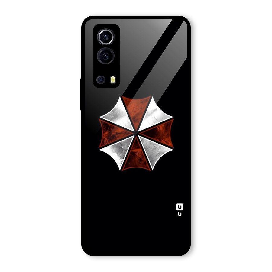 Umbrella Design Glass Back Case for Vivo iQOO Z3