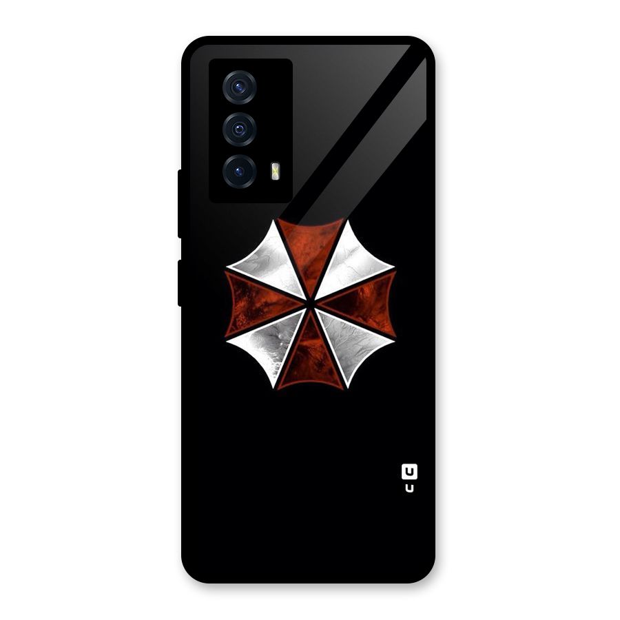 Umbrella Design Glass Back Case for Vivo iQOO Z5